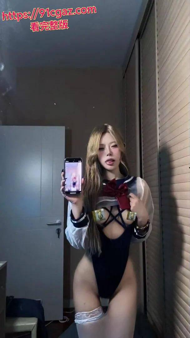 爆瓜！抖音网红枭娍言语凌辱榨精，顶级阿黑颜母狗太骚了-6