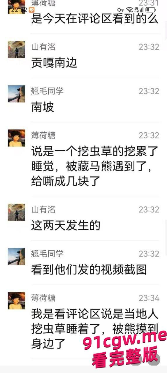 男子去西藏旅游被狗熊袭击,脸都吃没了血腥现场视频曝光!-5