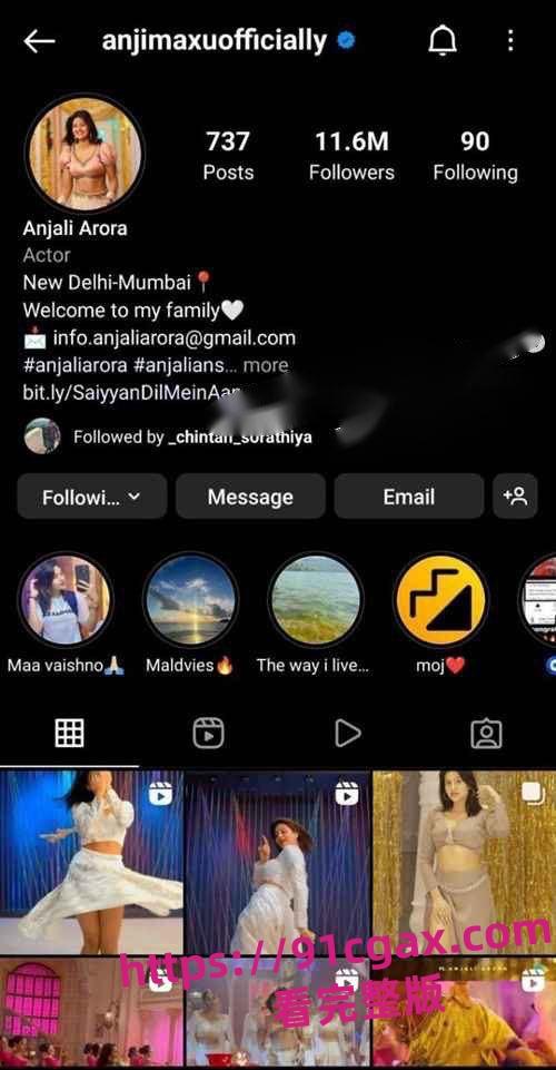 印度高颜值女神Anjali早期下海视频被扒光,你心中的女神别人的母狗!-6